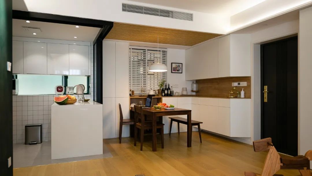 深圳 99㎡小三居，极致收纳+LDK 一体式设计-21