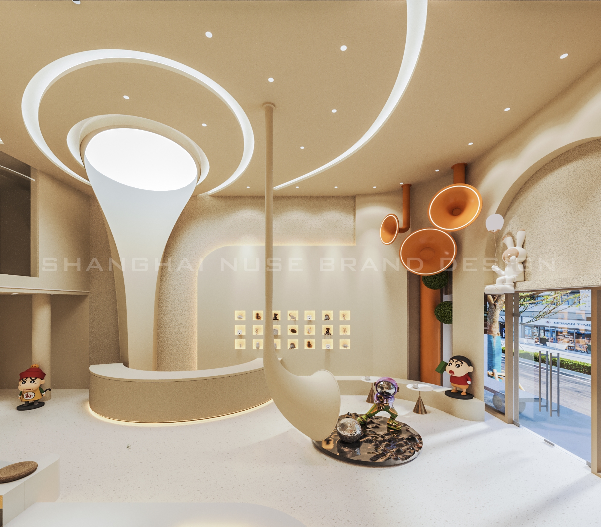 “蜡笔小新 + 桌游”猫咖沉浸式场景设计丨木村空间设计有限公司-29