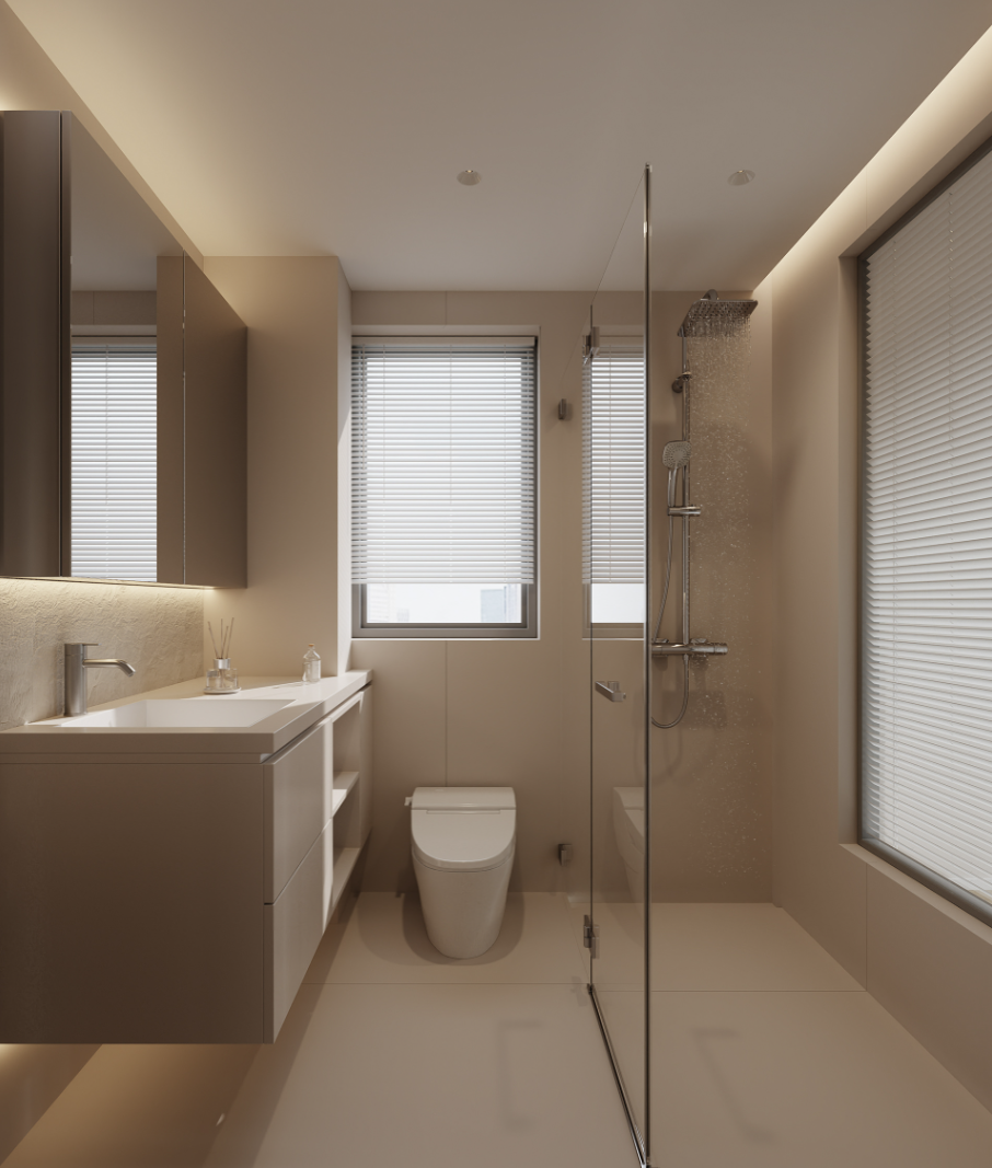 120㎡ 现代奶油 高级感-6