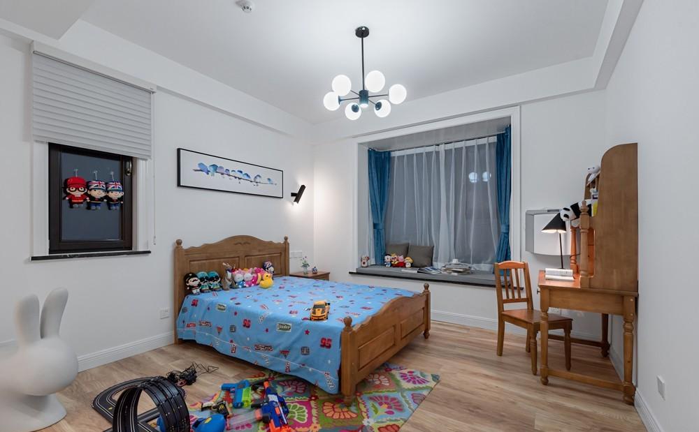 北京奥北别墅区叠拼别墅 | 美式宁静舒适，中式书房浪漫灵动-21