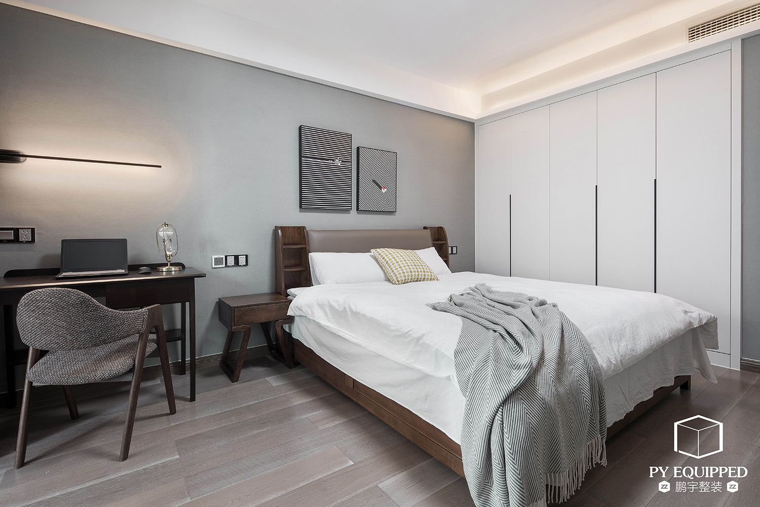 现代轻奢空间 | 鹏宇设计的深邃魅力-11