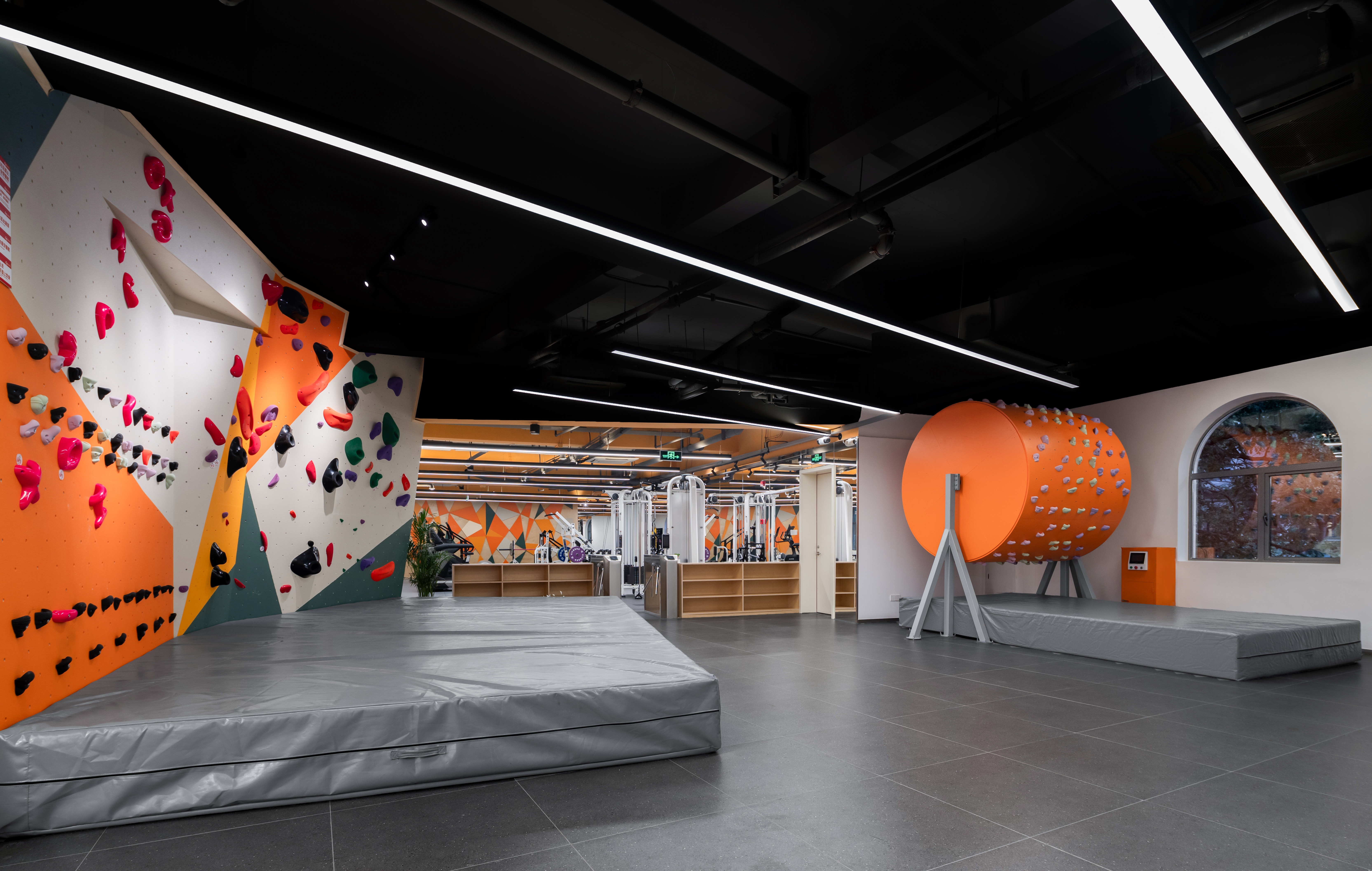 上海古北晨道攀岩馆丨中国上海丨平介设计-32