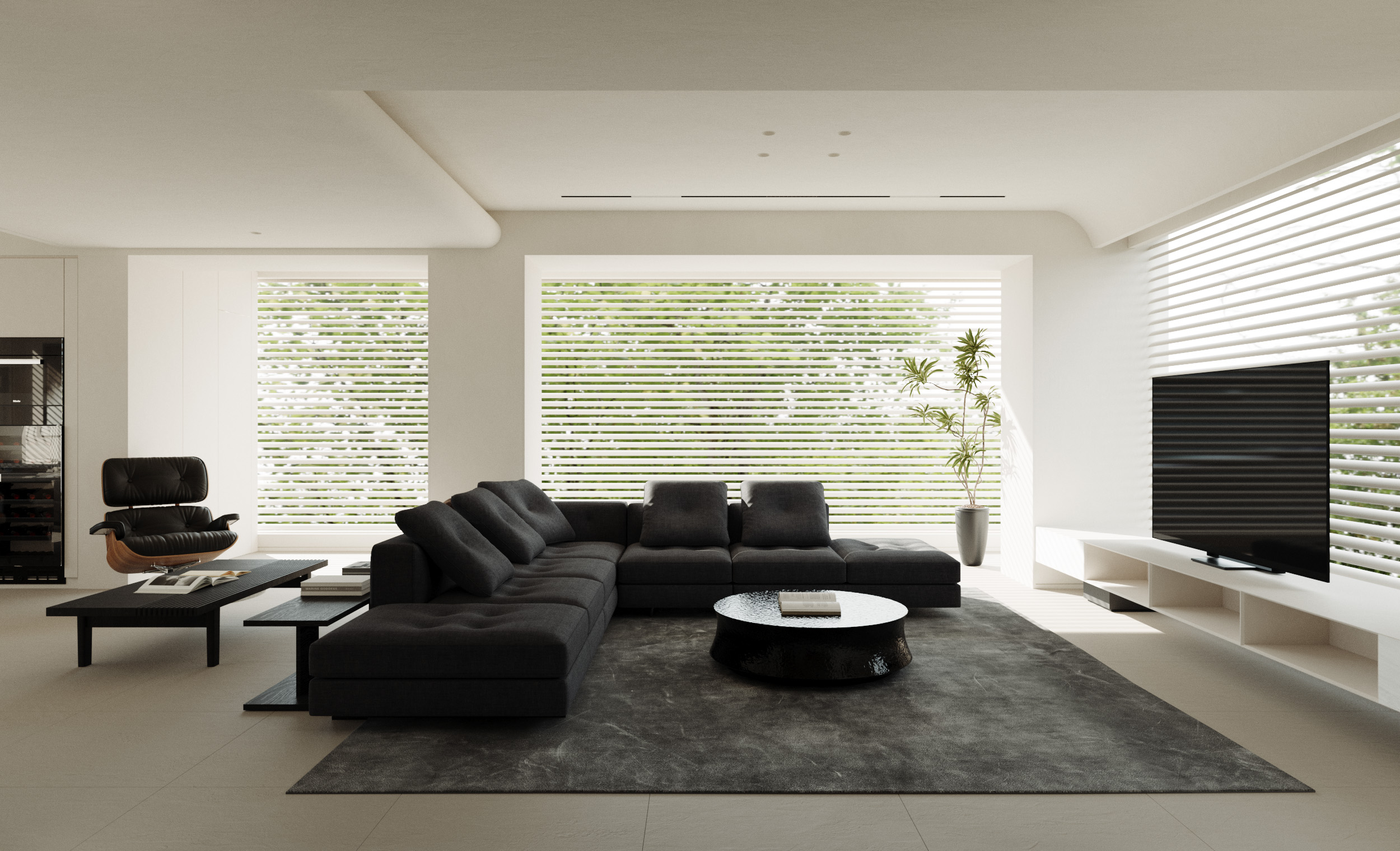 现代大平层客餐厅-6