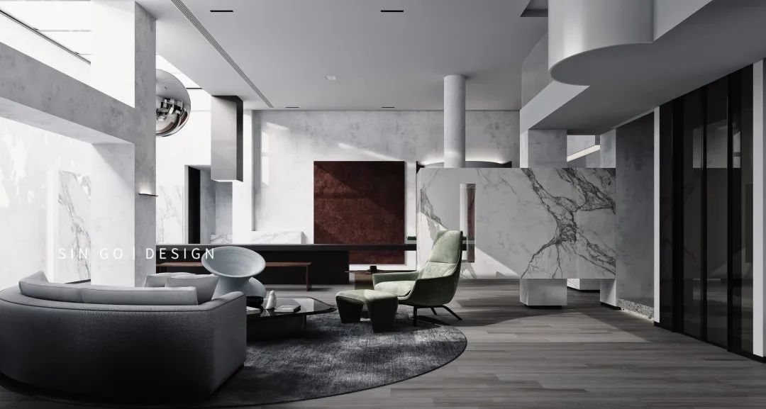 光影共生，艺术勾勒烟火，抽象派画家的现代主义私宅-15