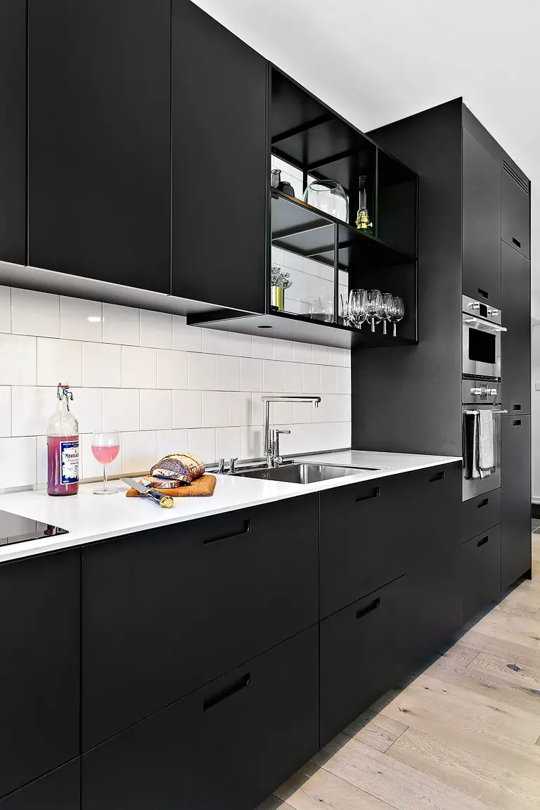 瑞典 92 平米三室一厅工业风公寓-9