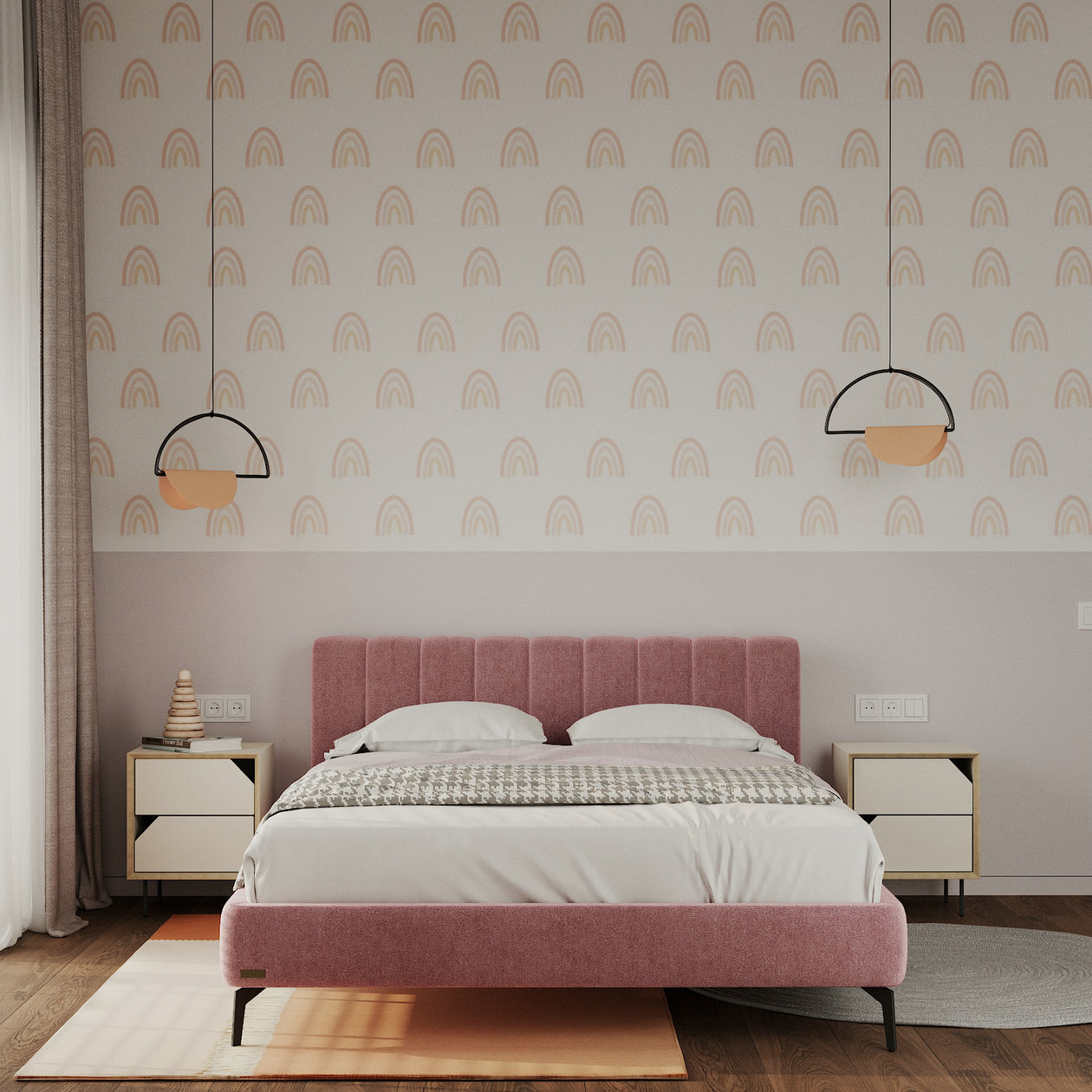 原木+绿色打造舒适清新居住空间-20