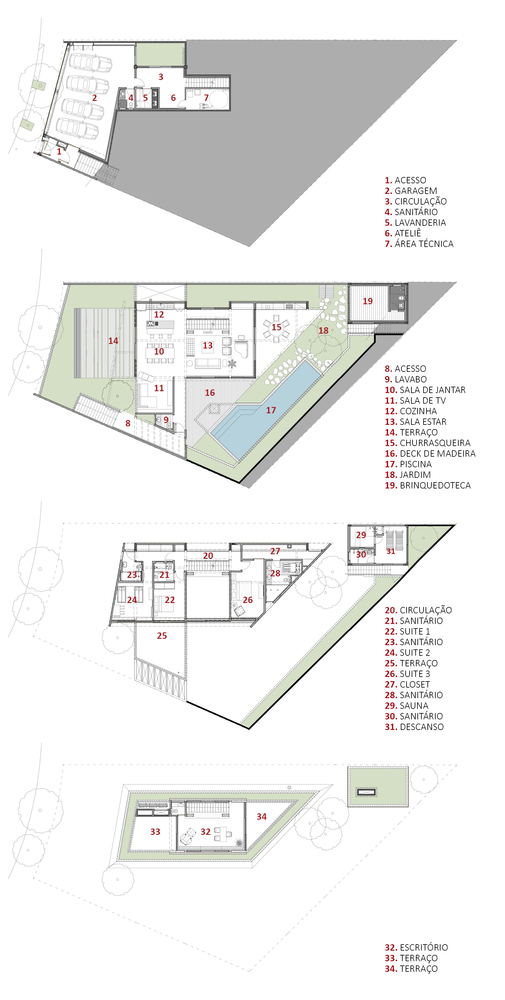 巴西 Pacaembu House 绿色住宅设计-57