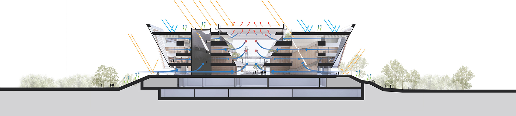 华南理工大学广州国际校区二期工程  E3地块图书馆档案馆丨中国广州丨华南理工大学建筑设计研究院有限公司-67