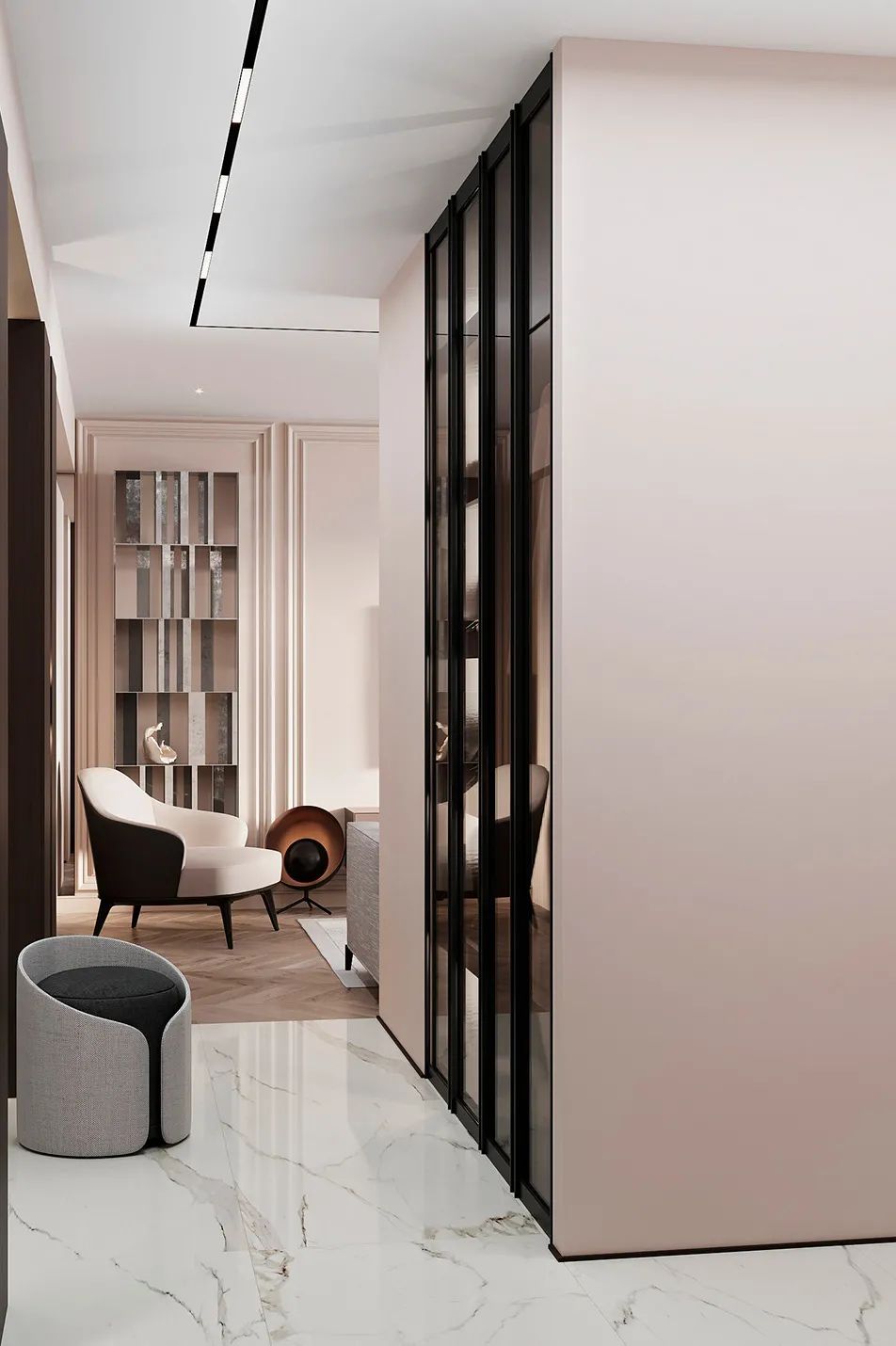 现代轻奢公寓设计丨CHRISTINA BENNETT-14