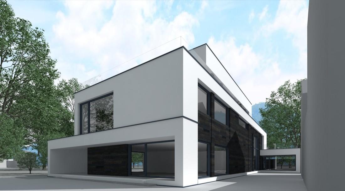 现代黑白极简别墅设计,自建房的优质选择-12