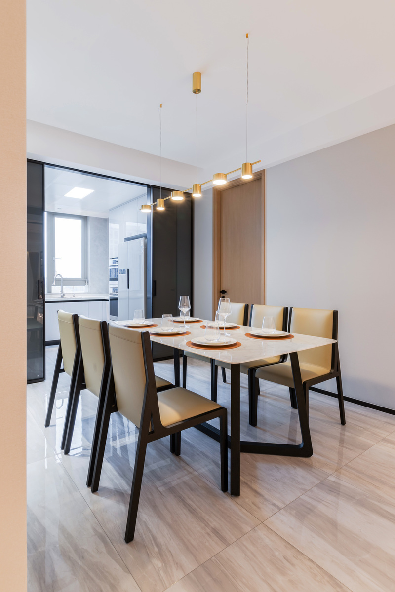 温馨高雅现代简约空间 | 岁晏的视觉均衡之美-9