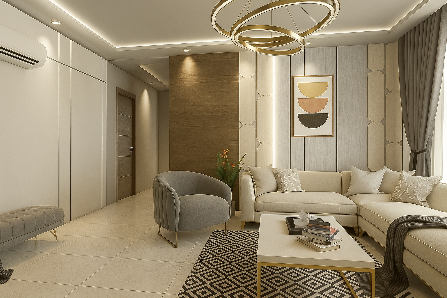 صالة طعام وصالة صغيرة-5