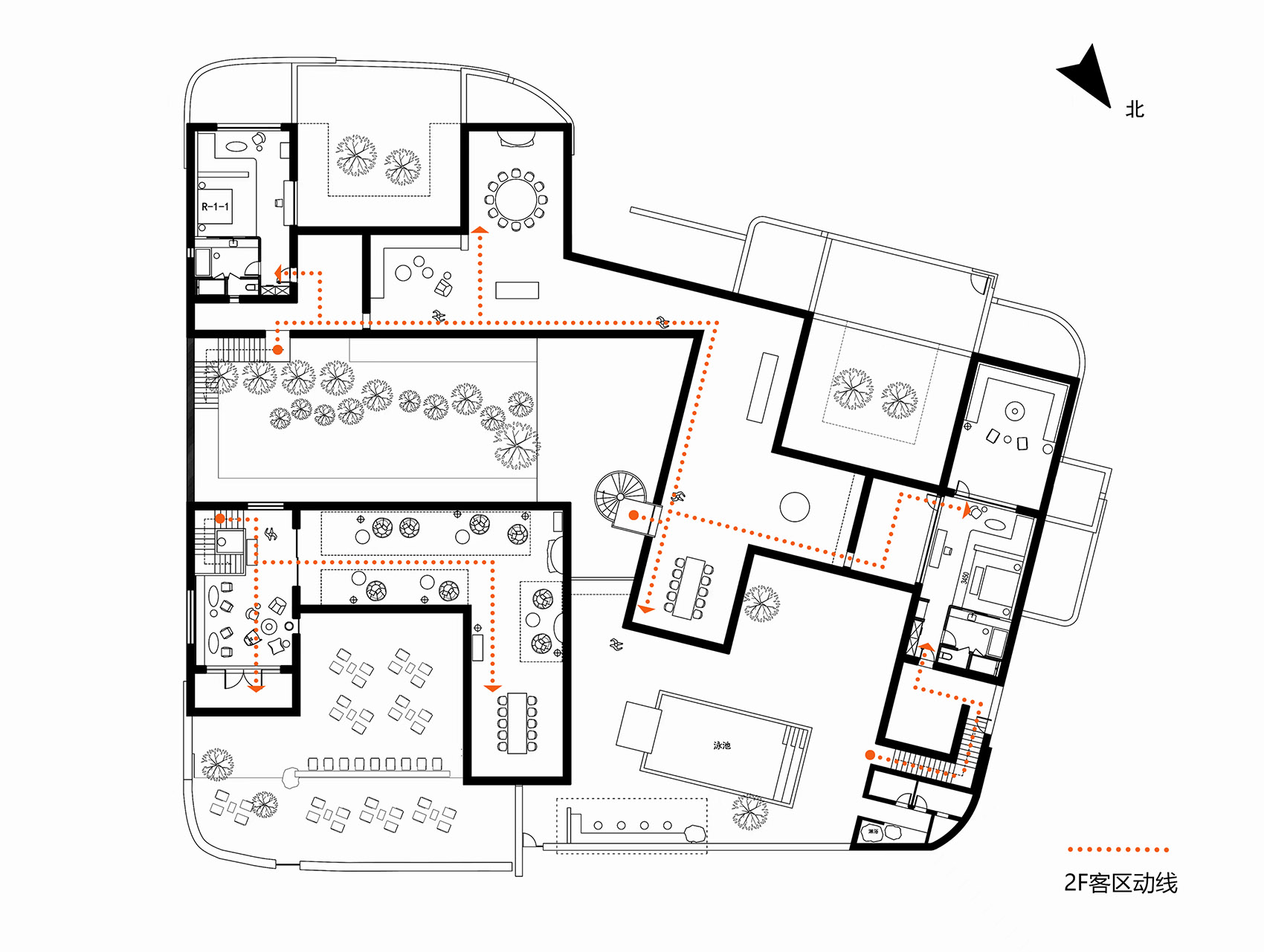 元白·中卫店丨中国宁夏丨观堂设计-73