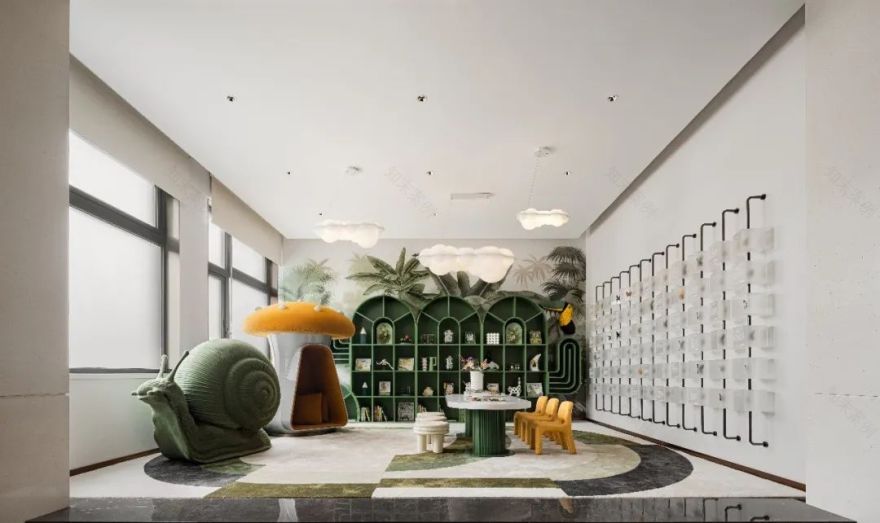 济南银丰国泰江悦项目售楼处丨中国济南丨万景百年室内设计-37