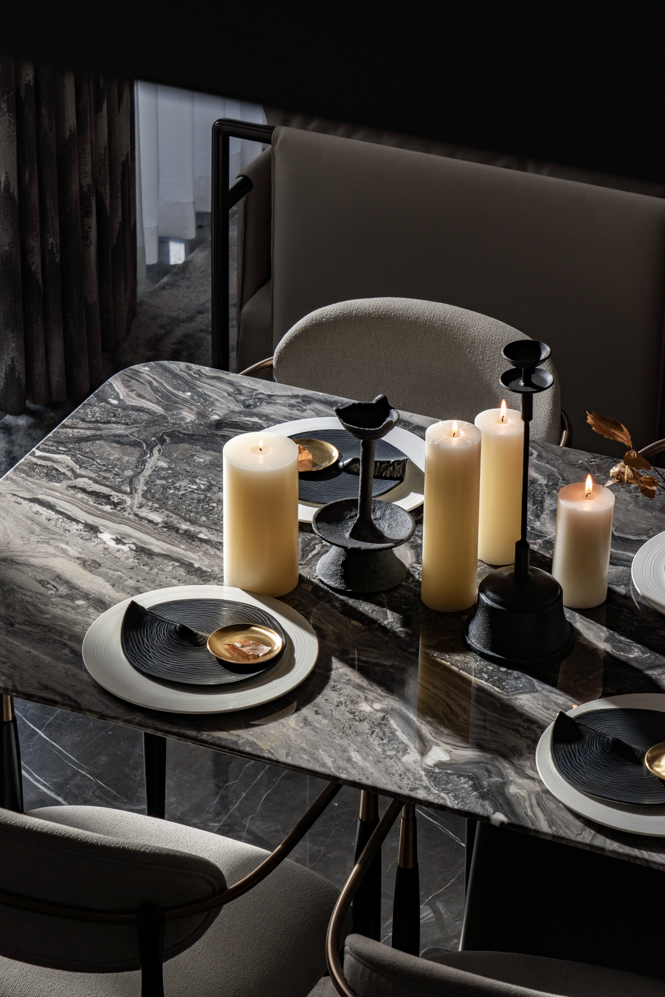 银川「阅茗轩」墅院设计丨中国银川丨元禾大千-40