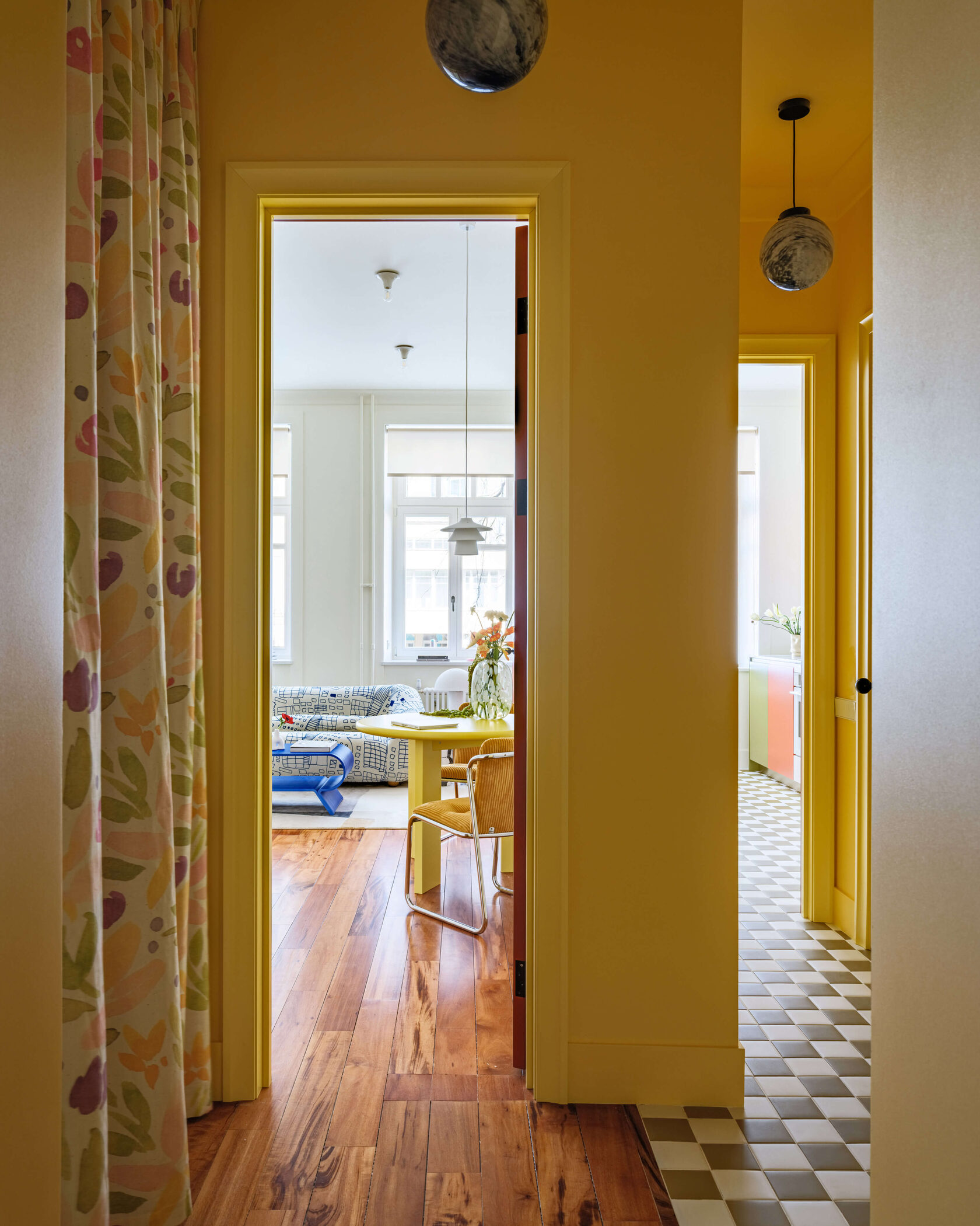 在1916年建筑中设计的充满活力的公寓-12