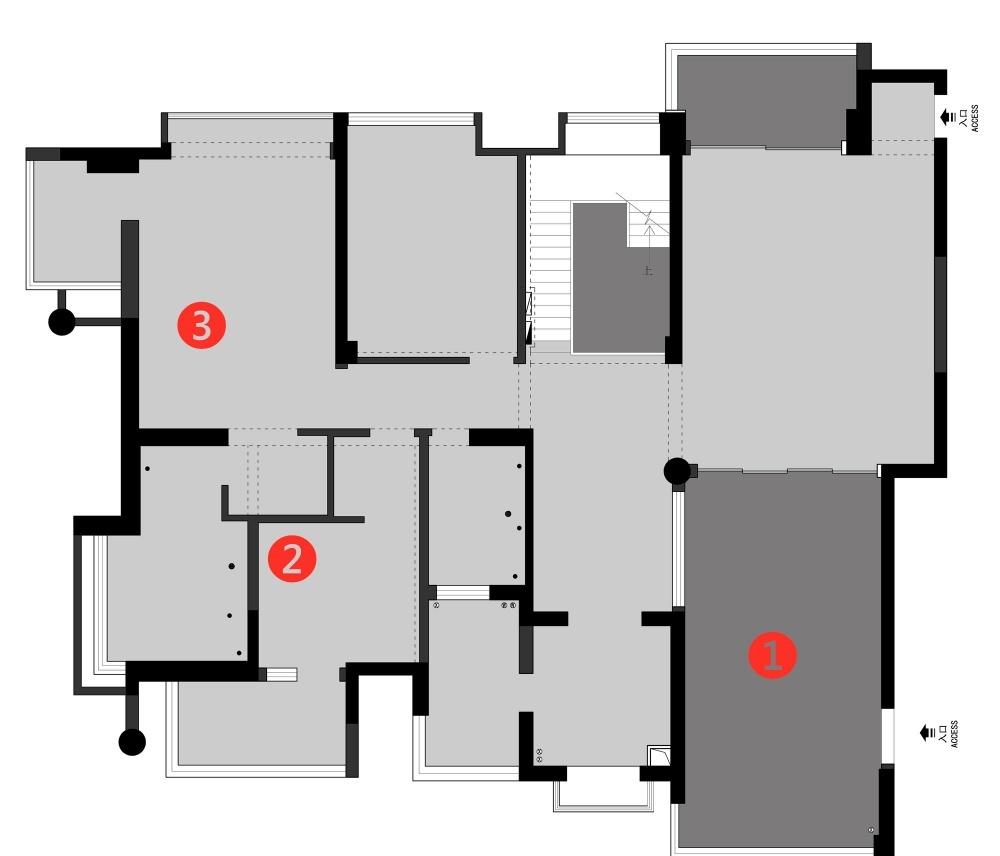 现代美式高层住宅设计,一步一景的视觉盛宴-2