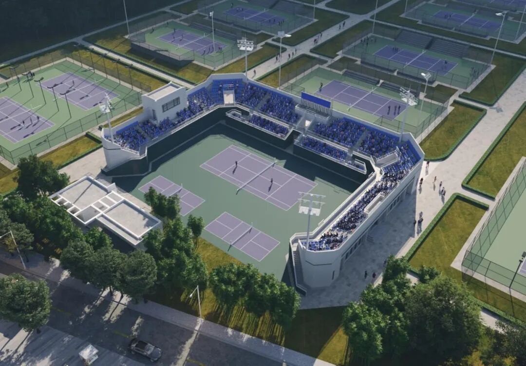 体育空间传承与焕新丨上海院原创设计旗忠网球中心改扩建项目顺利竣工验收-116