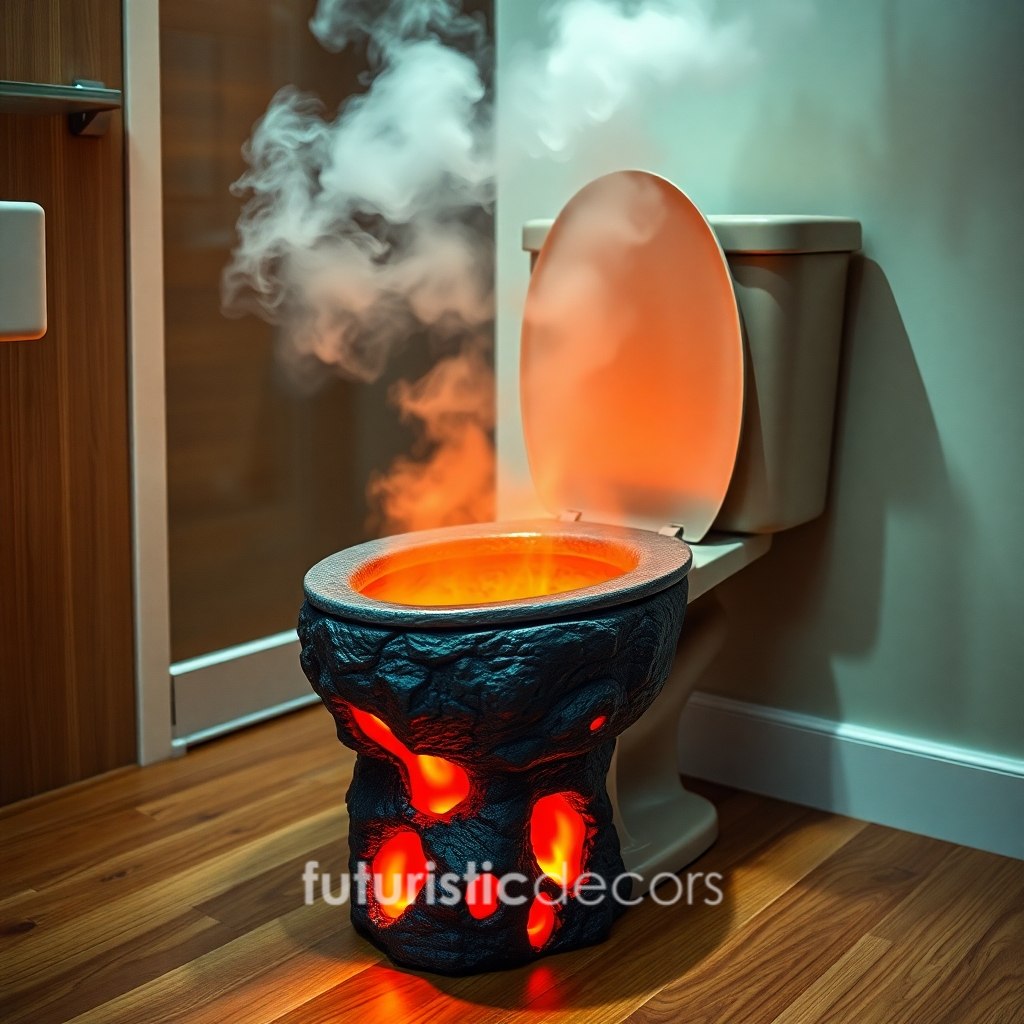 Volcano Toilet（火山马桶）设计丨FuturisticDecors-77