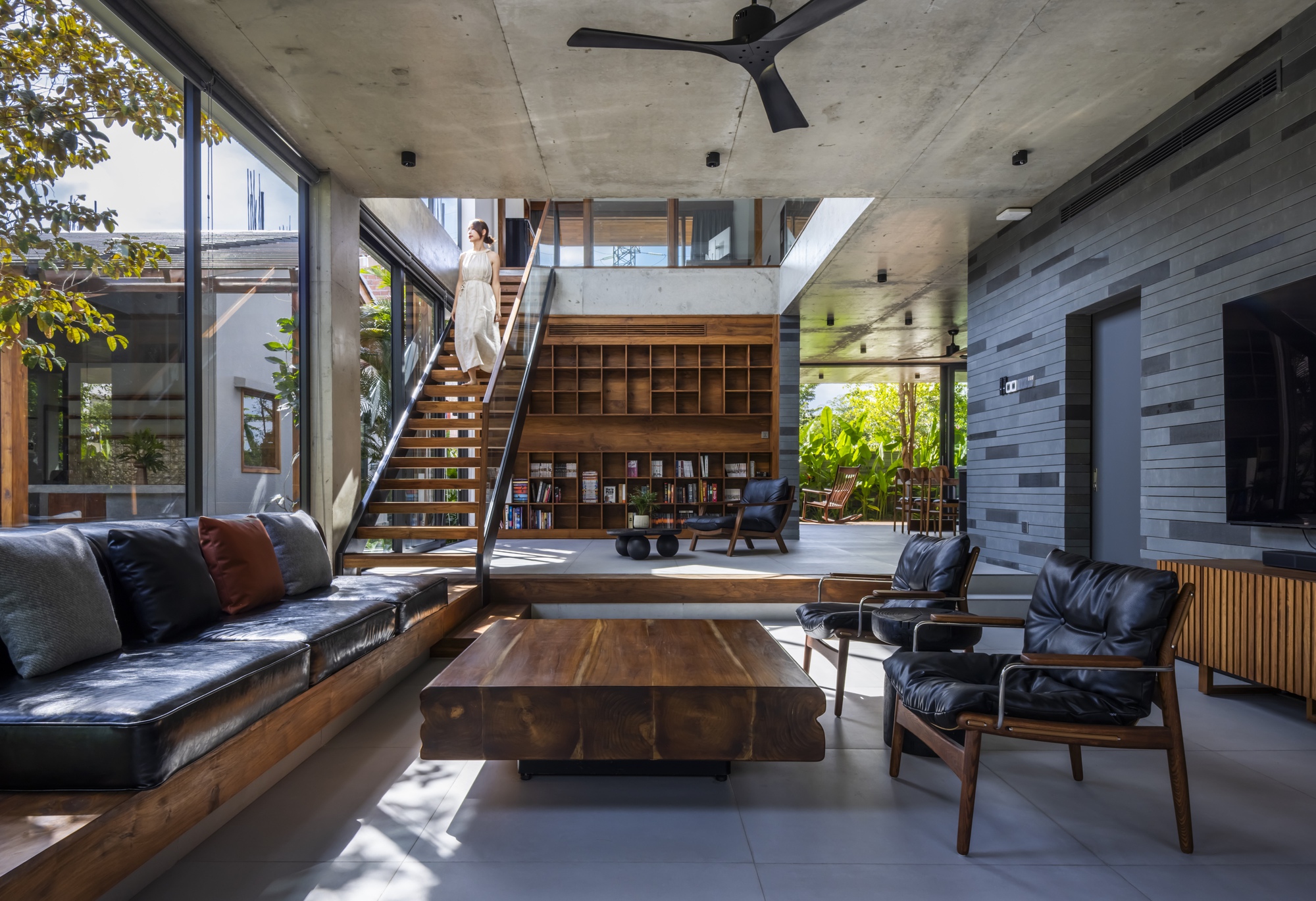 别墅庭院丨越南丨AN NAM Architecture-42