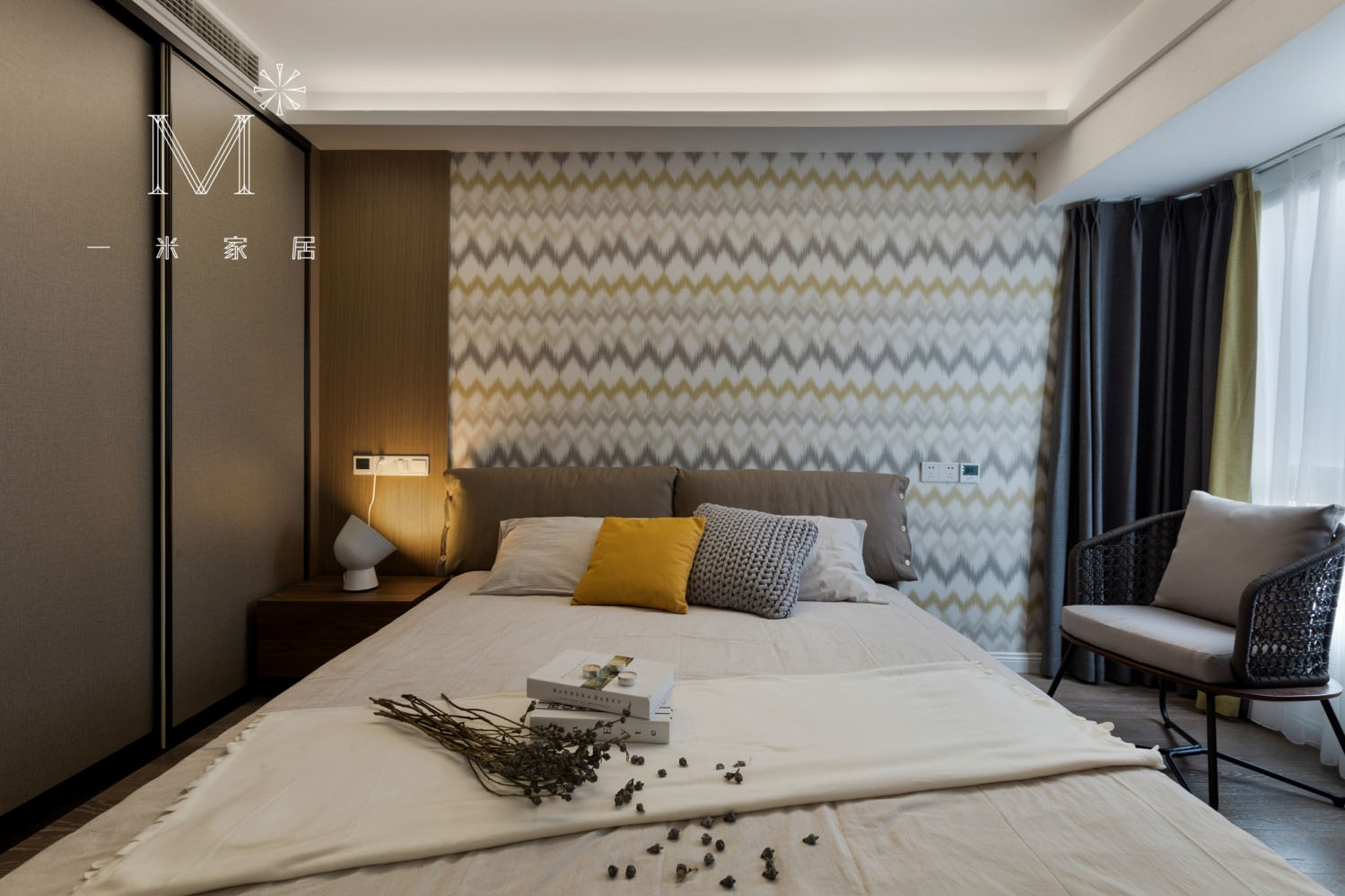 【一米家居】 ◣ 年 轮 ◥ 115m2 现代风-35