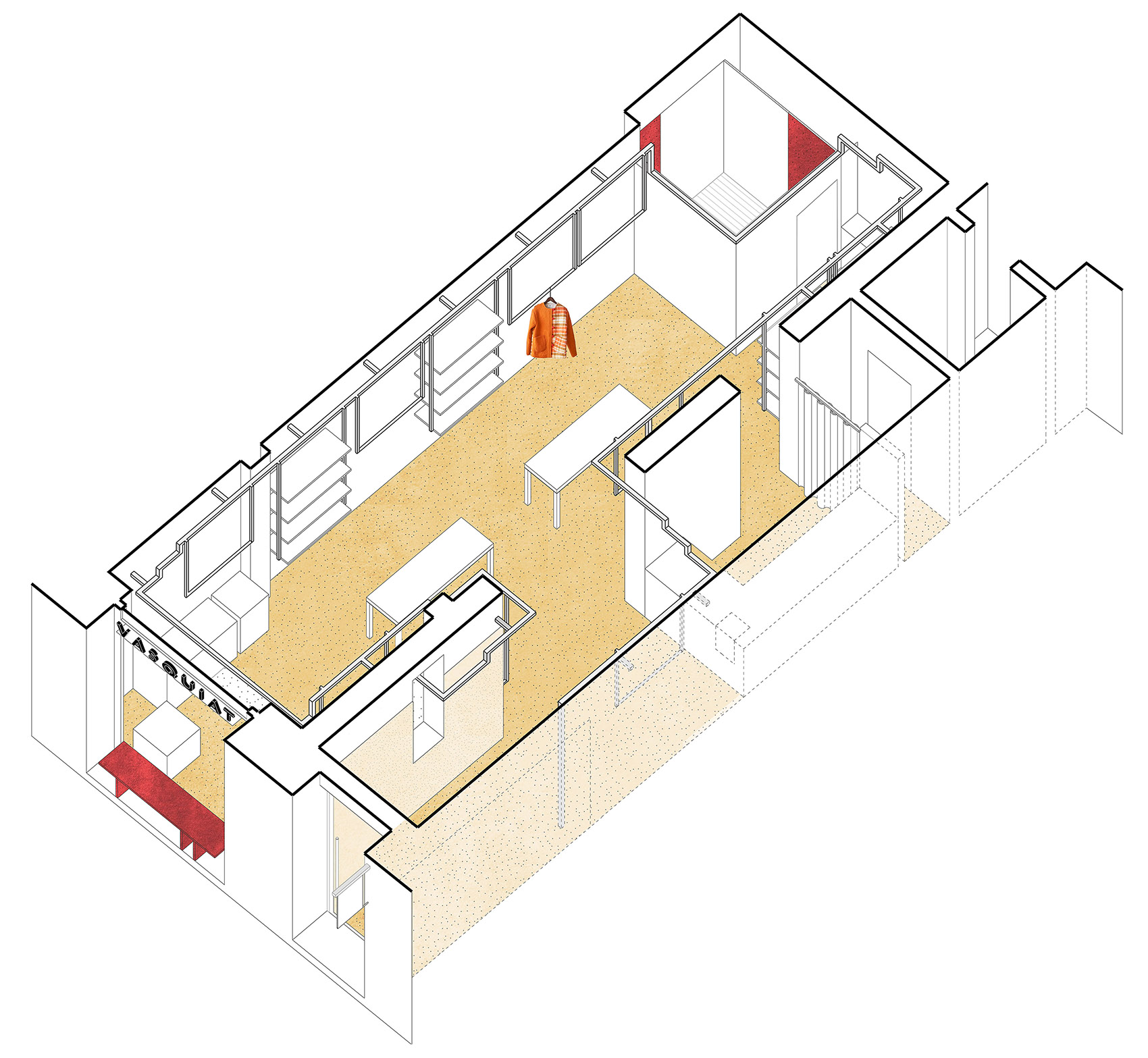 Vasquiat 展示间丨西班牙巴塞罗那丨This is Odd,GCA Architects-7