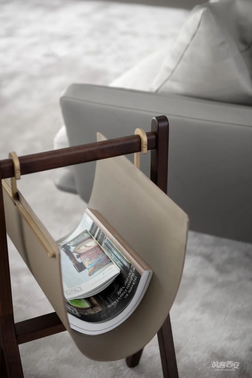 曲江玫瑰园·刘雅娟的大平层艺术装扮丨中国西安丨様家荟·御点软装设计中心-40