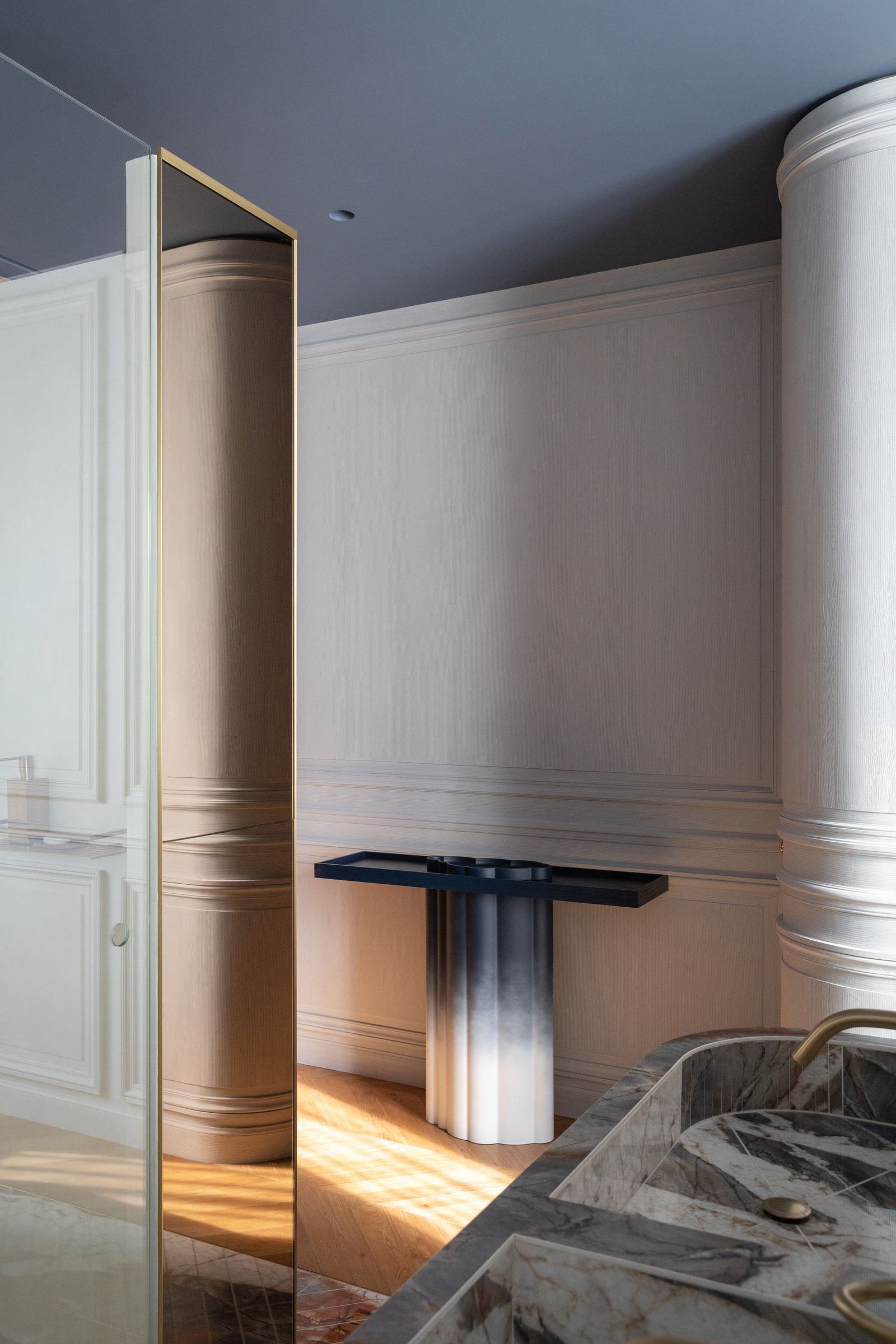 巴黎特罗卡德罗附近奥斯曼风格公寓改造丨法国巴黎丨室内设计师Delphine Maumot-35