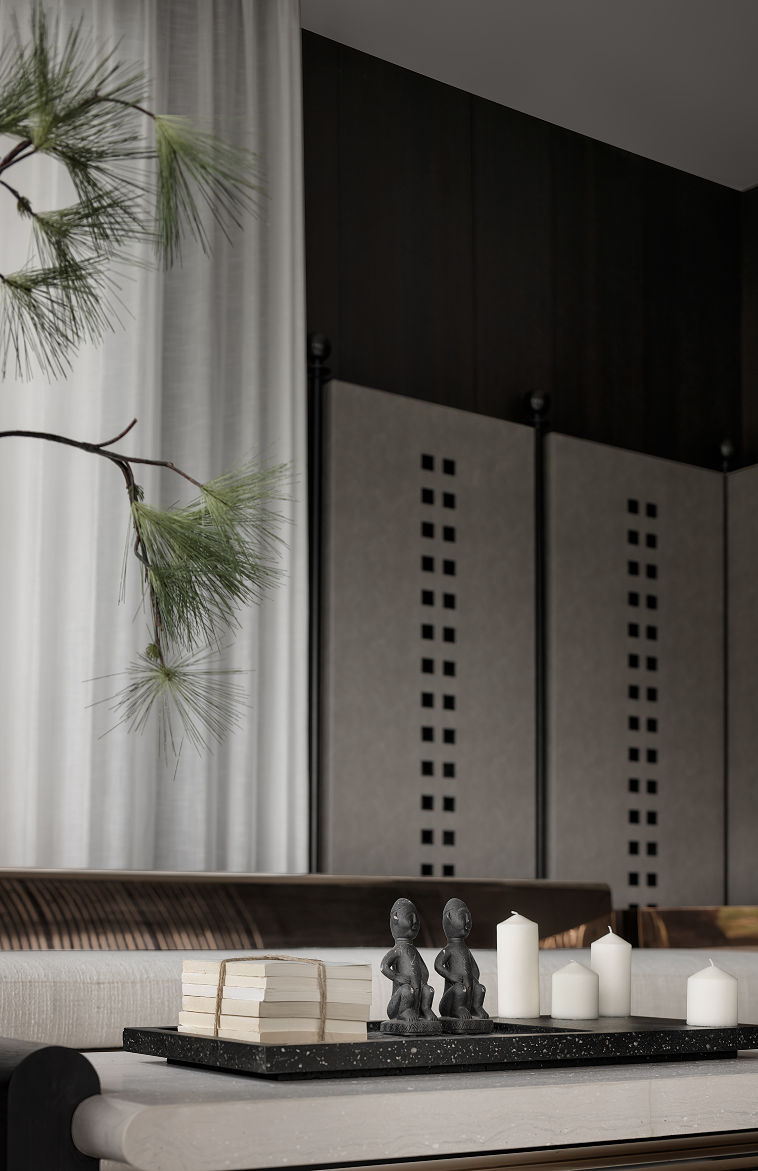 麓溪半岛顶跃样板房丨中国重庆丨继景设计,万华装饰中心-31