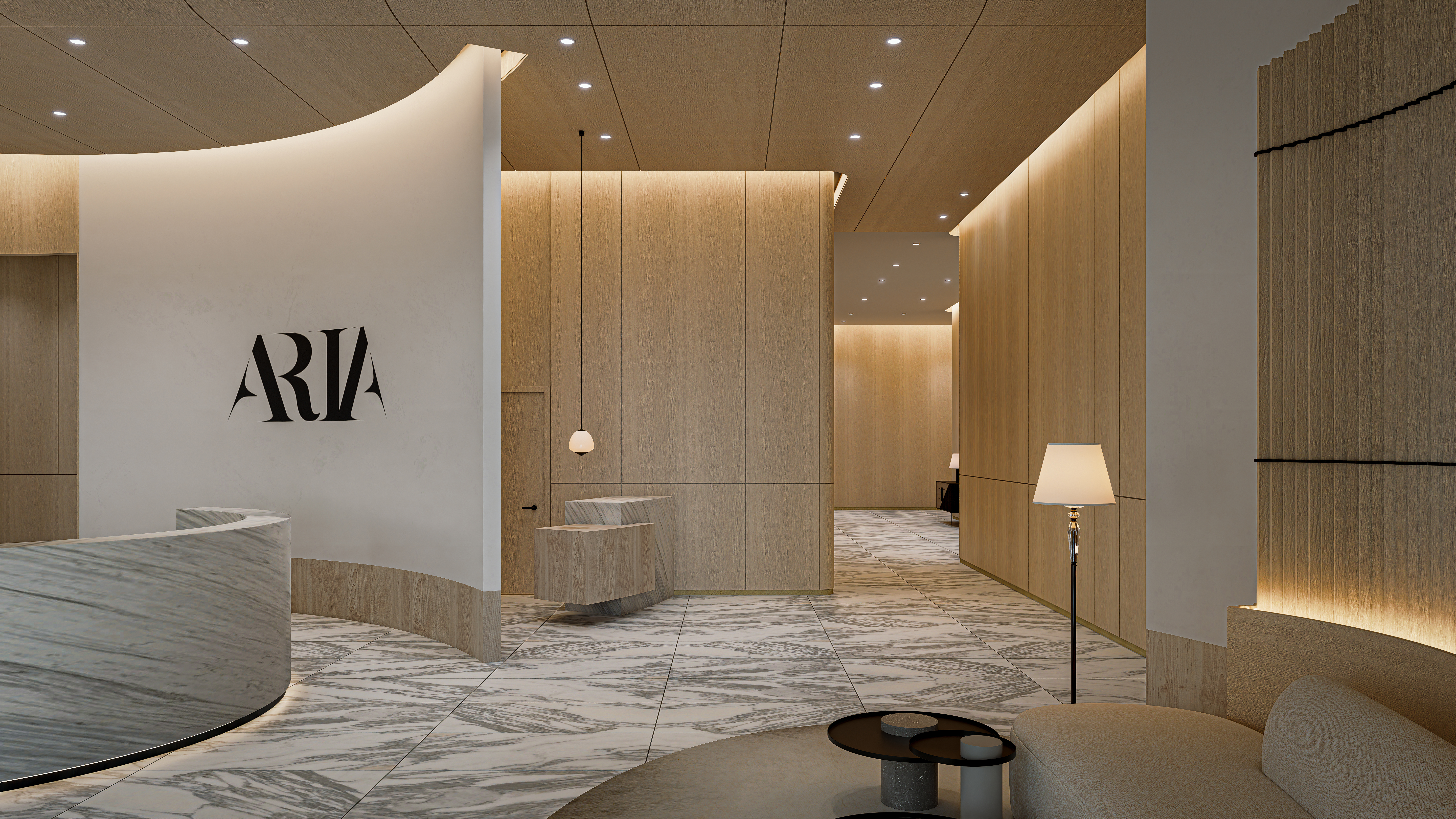 Luxury Residential Lobby — Manhattan NYC-5