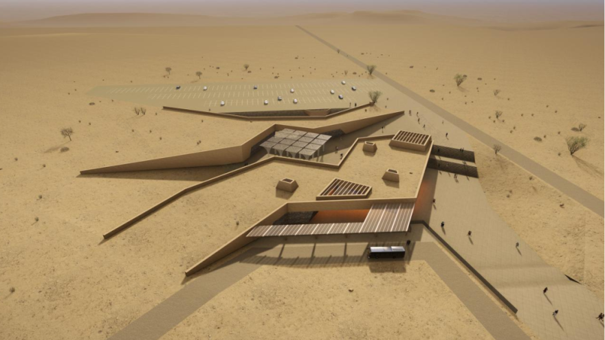 项目|大漠孤烟直,长河落日圆——玉门关东入口游客中心建筑方案设计-20