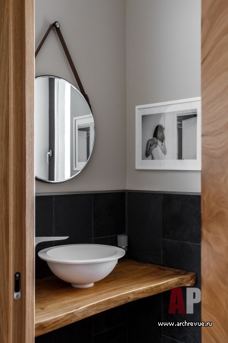 Современный 2-х этажный дом в отделке из черного ригельного кирпича, 300 кв. м-46