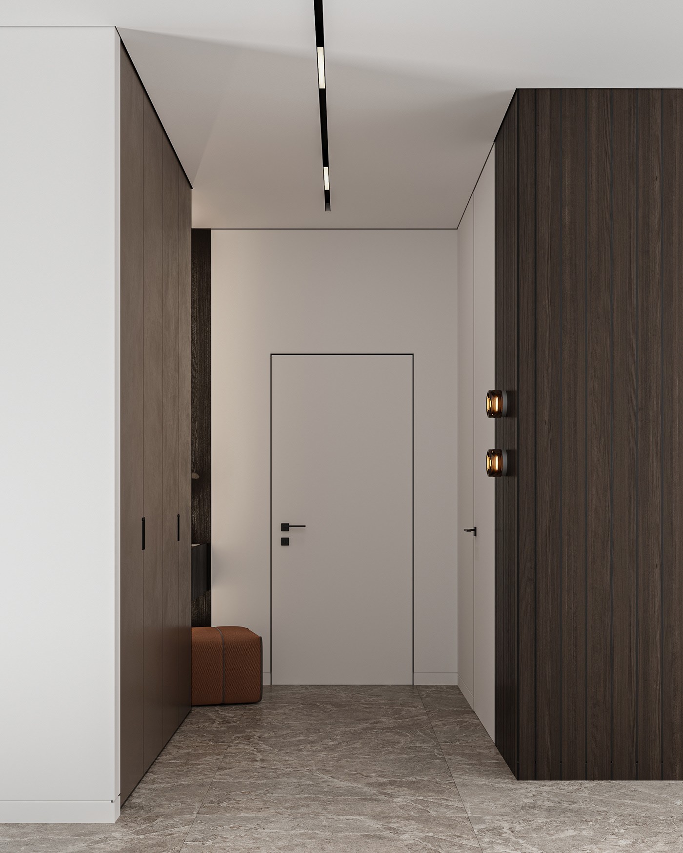 深色系公寓设计 这样设计也太有感觉了吧-0