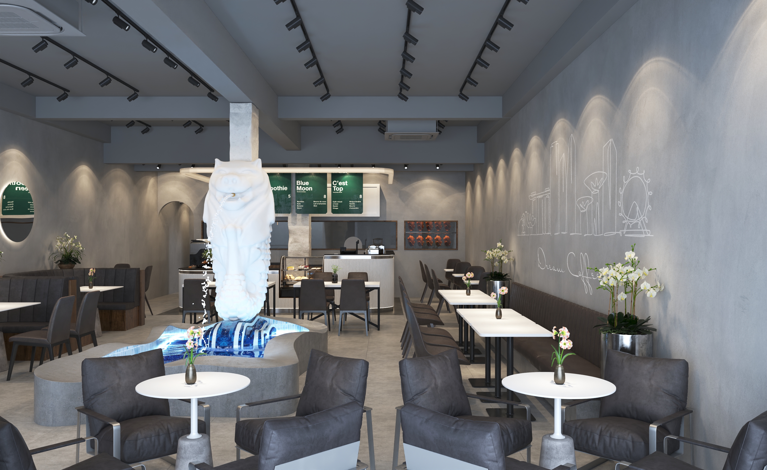 梦之咖啡馆及餐厅丨越南胡志明市-9