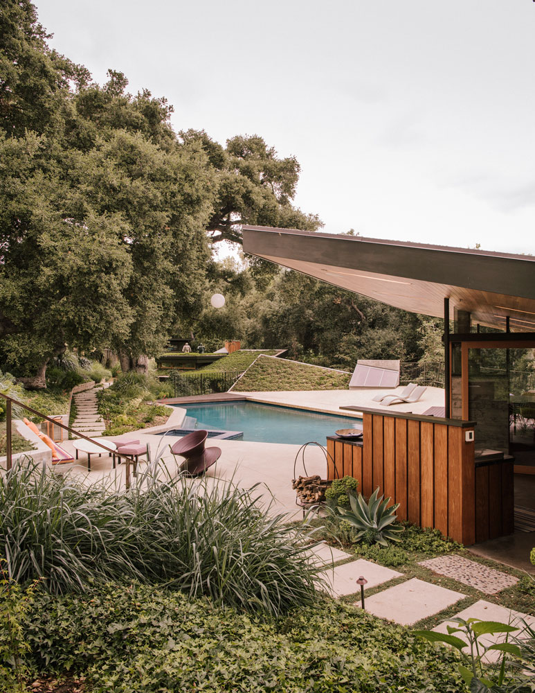 加州私人庄园的室内外一体化设计-4