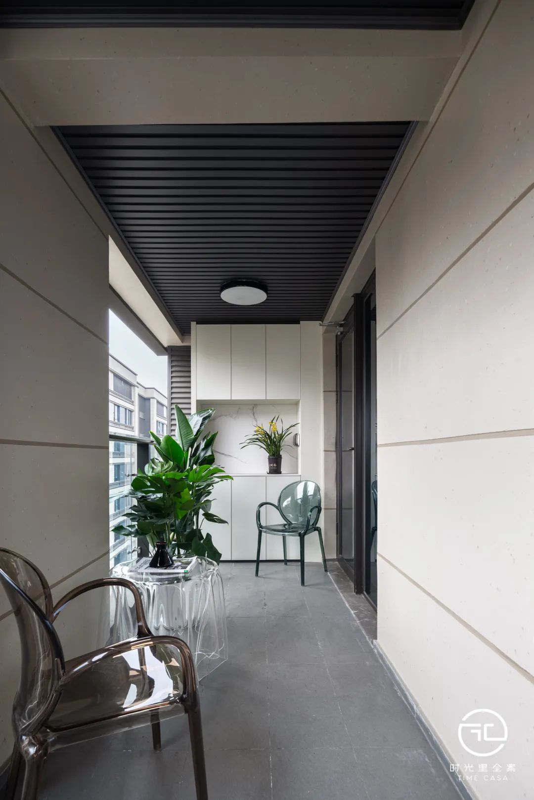 188㎡现代黑白灰质感的家丨时光里全案设计-58