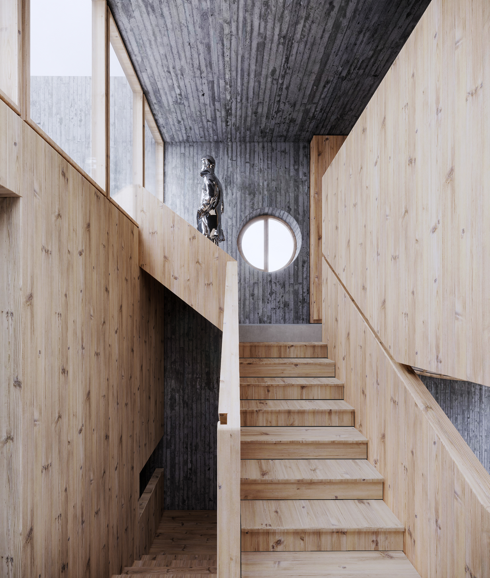 “铅笔盒”房屋设计丨日本东京丨Evgeniy Kolesnikov-24