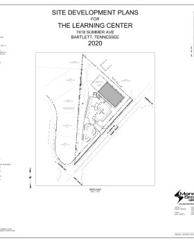 The Learning Center Civil Engineering Plans drawn by me