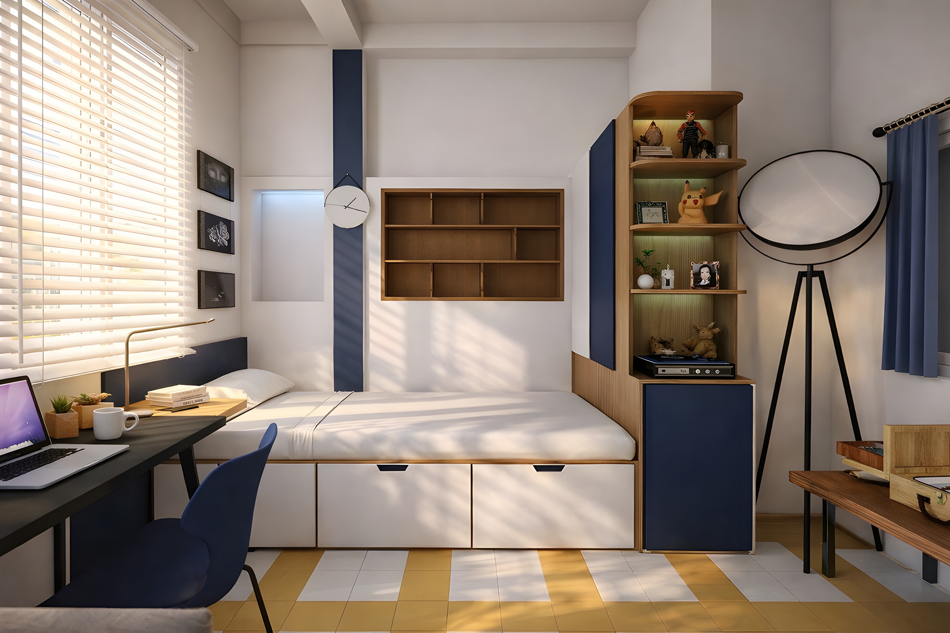 翻新学生宿舍房间丨Phuong Red,Jane To's Team-8