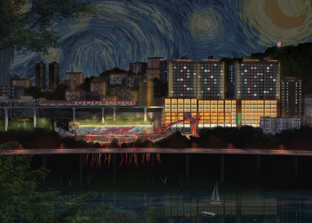 川美大四学弟毕设拿下学院奖+全国高校数字艺术设计大赛一等奖！“交通心理学+交互影像艺术+AR拓展”实现虚实穿行视界的城市更新设计-22