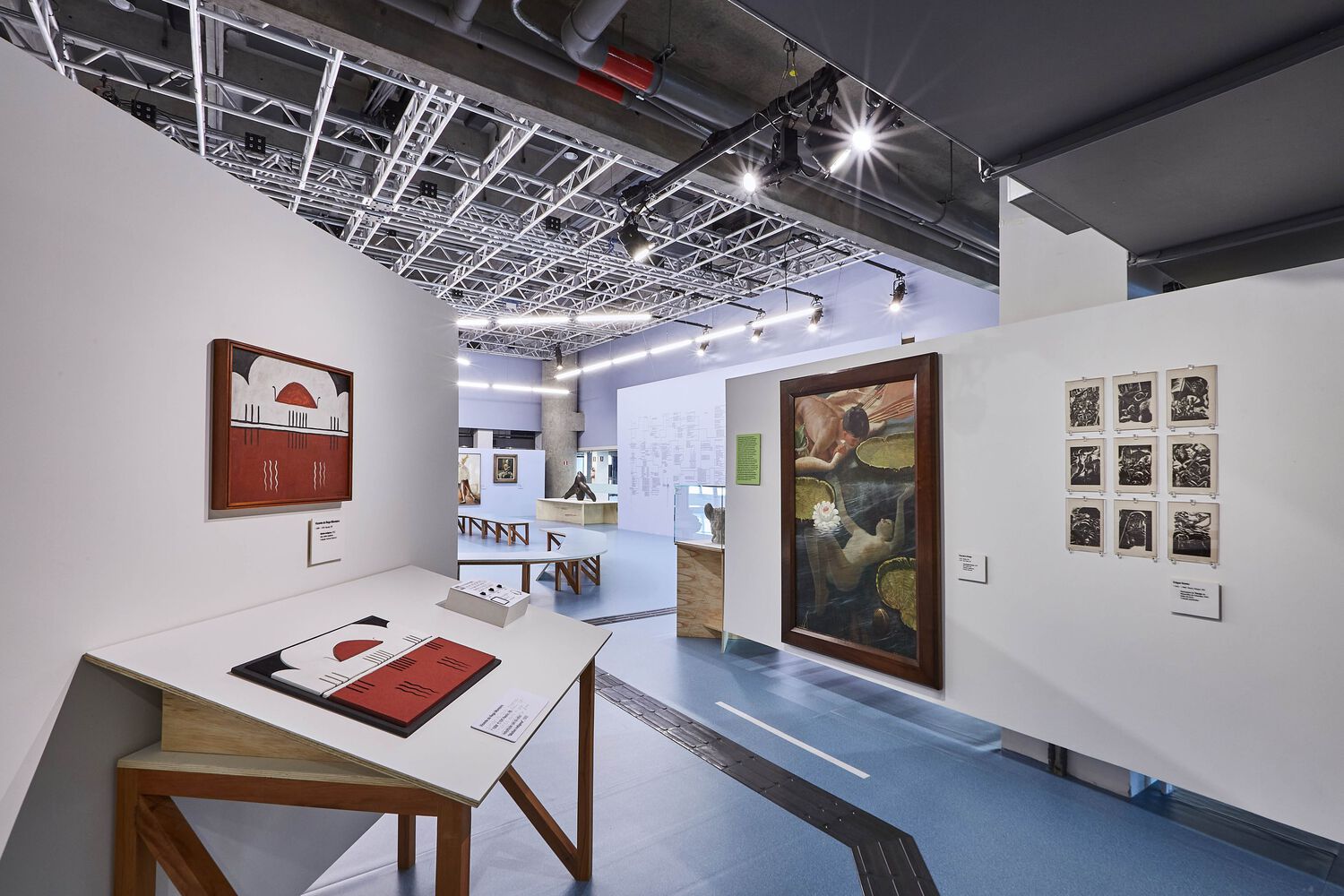 巴西圣保罗 Sesc 24 de Maio 现代艺术展览设计丨Juliana Godoy,gru.a-35