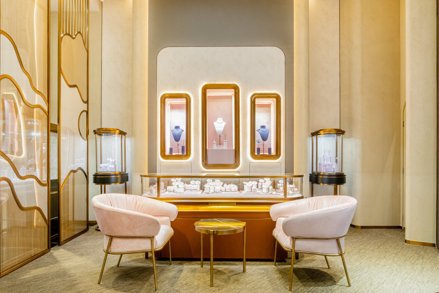 La Marquise Showroom 钻石般的奢华设计丨阿联酋迪拜丨DESIGNSMITH-15