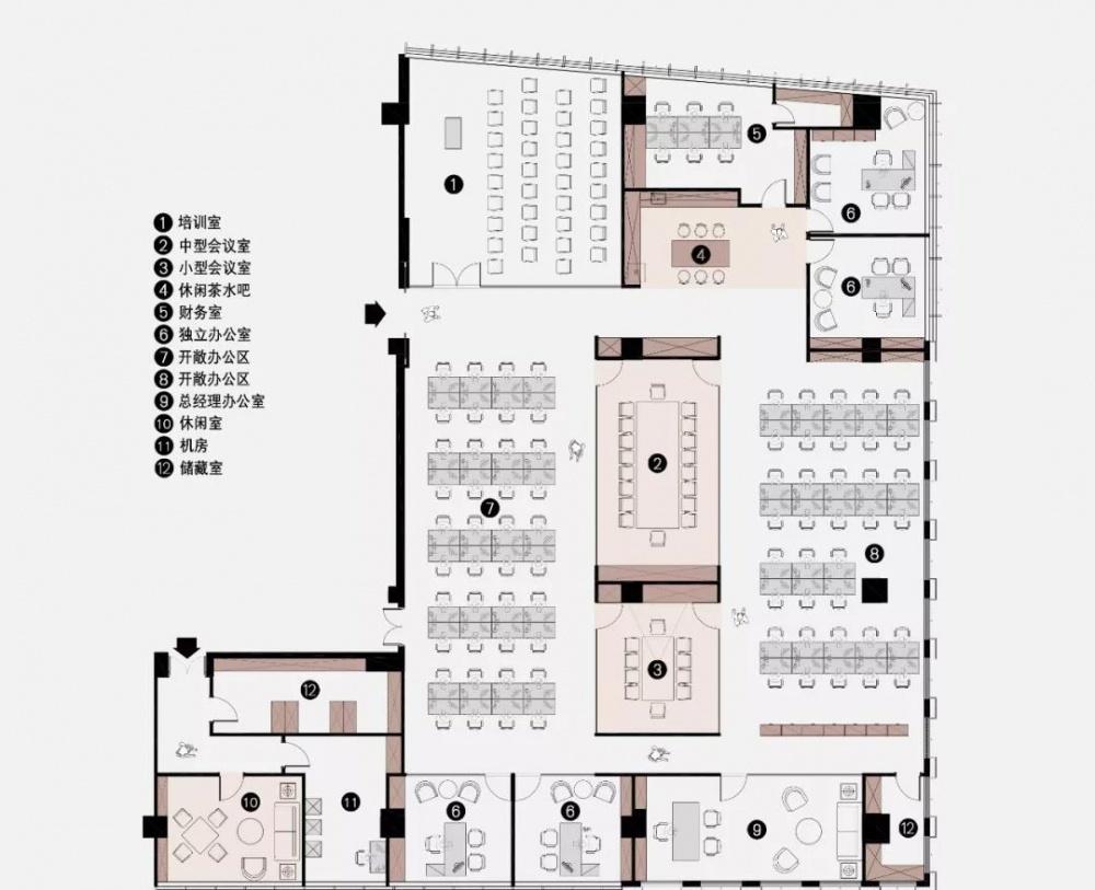 吾索设计·办公空间-21