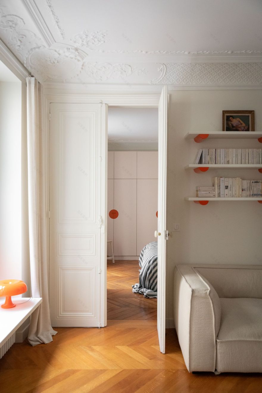 巴黎旧办公室改温馨公寓丨法国巴黎-8