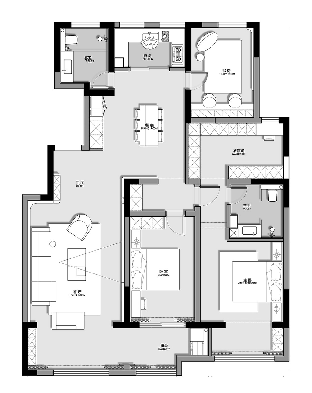 无界限生活空间设计丨中国合肥丨深零设计-62