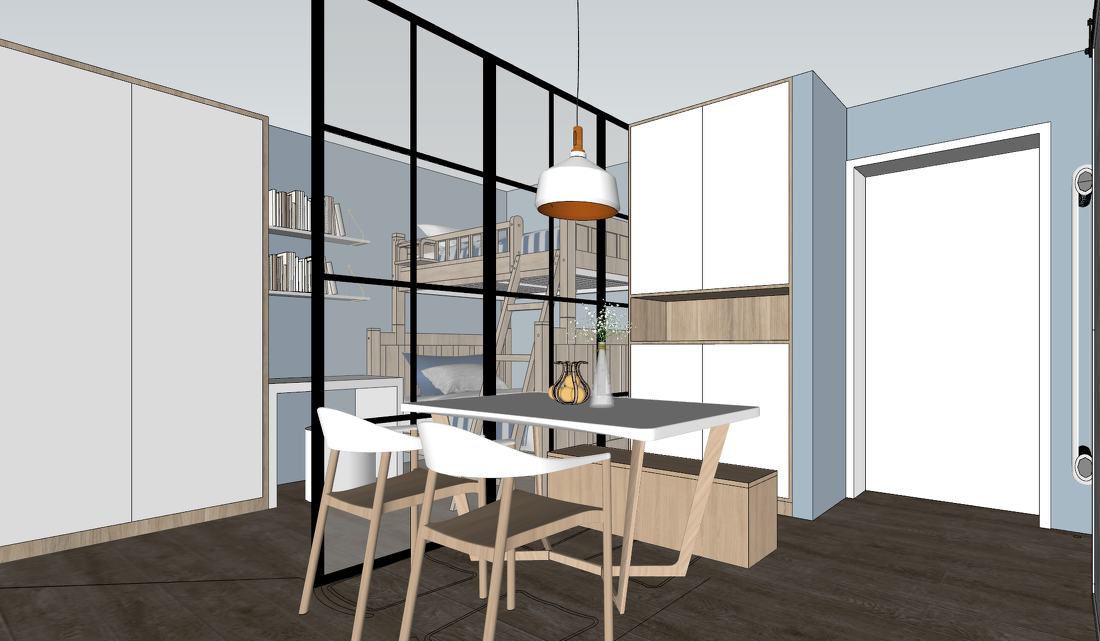 40㎡老破小三代人居住空间改造丨中国北京-19