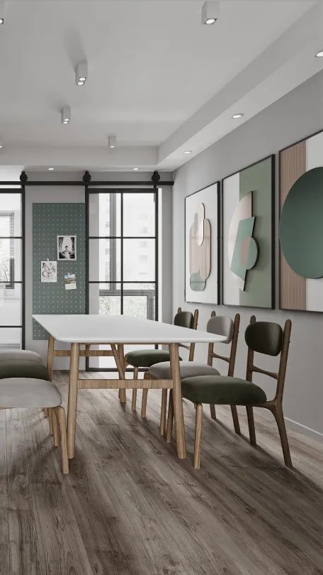 苏州复古绿空间设计 | 时尚温馨的平衡-13