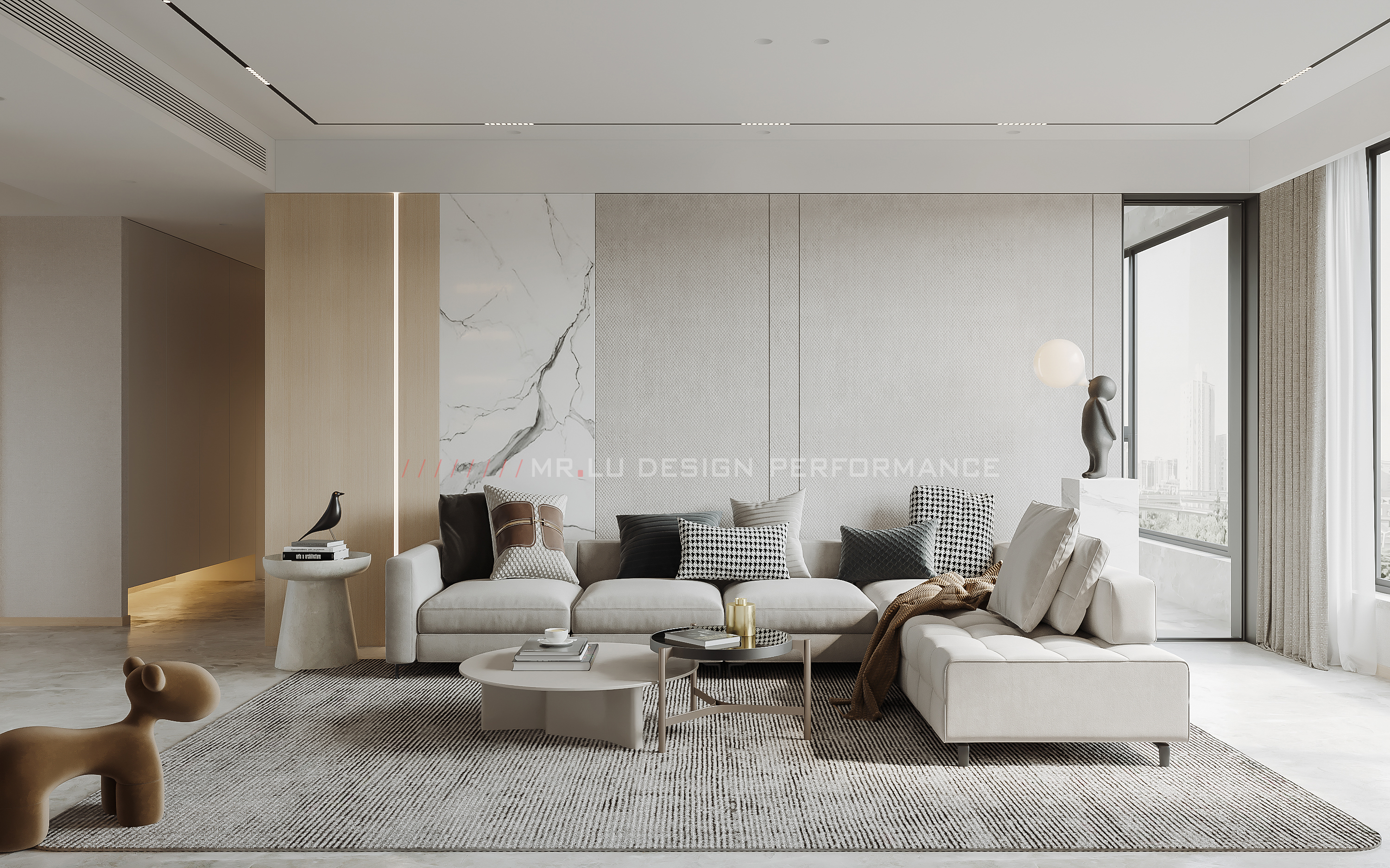 现代轻奢风格效果图表现-3