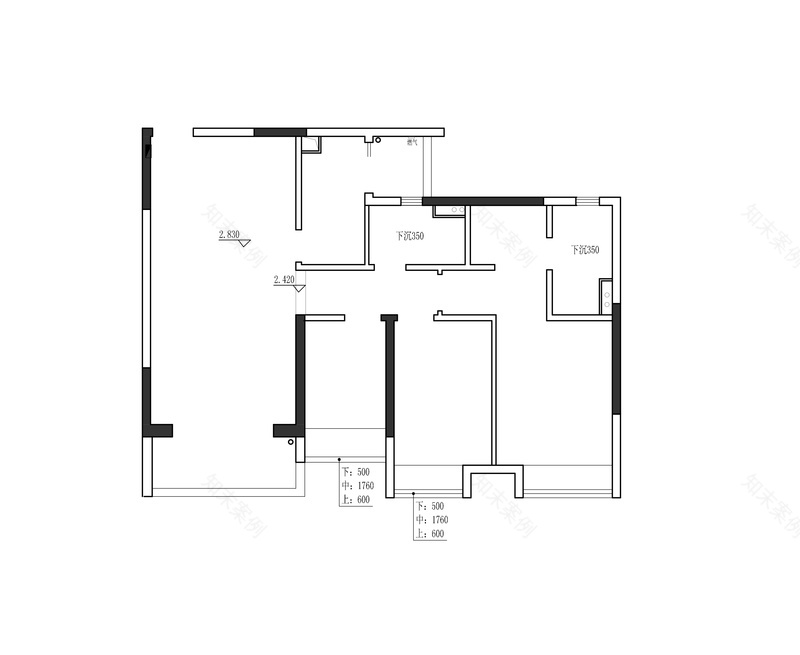 深圳东岭100㎡中式混搭绿意空间-4