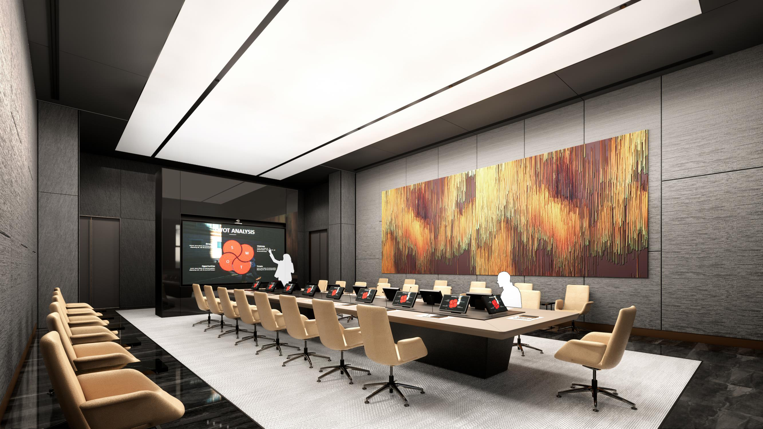 制药公司办公室及员工餐厅设计-5